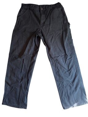 Carhartt B11 Pants Loose Straight Washed Duck Dungaree Men’s 36x32